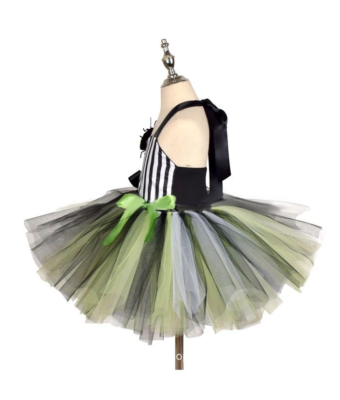 Kids Children Green Witch Tutu Shirt Halloween Costume 4 Kids Children Green Witch Tutu Shirt Halloween Costume - Image 2