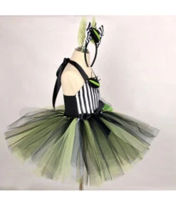 Kids Children Green Witch Tutu Shirt Halloween Costume 14 Kids Children Green Witch Tutu Shirt Halloween Costume -Accessories Shop Beetlejuice20202420Movie20Kids20Children20Green20Dress20Cosplay20Costume4 700x823 1