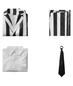 Kids Children Gothic White Black Strip Outfit Halloween Costume 11 Kids Children Gothic White Black Strip Outfit Halloween Costume -Accessories Shop Beetlejuice20202420Movie20Kids20Children20White20Black20Strip20Outfit20Cosplay20Costume5 700x823 1