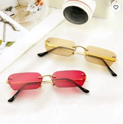 Retro Square Sunglasses(Retro Square Sunglasses Rimless)