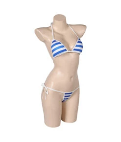 Women Blue Stripe Bikini Sexy Swimsuit Halloween Party Costume -Accessories Shop Cammy20Street20Fighter20Game20Women20Blue20Stripe20Bikini20Swimsuit20Cosplay20Costume4 700x823 1