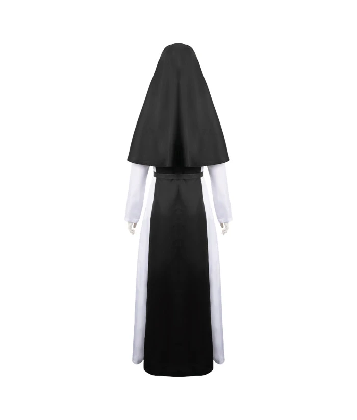 Women Nun Fullset Outfit Halloween Costume 4 Women Nun Fullset Outfit Halloween Costume - Image 2