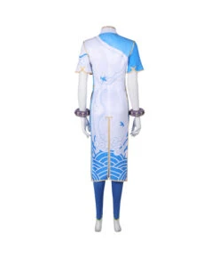 Women Chinese Outfit Blue Cheongsam Hanfu Suit Halloween Costume -Accessories Shop Chun20Li20Street20Fighter20620Blue20Suit20Cosplay20Costume 3 700x823 1