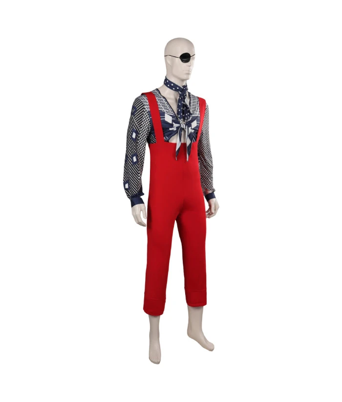 Men 80s Vintage Rockstar Outfit Halloween Costume 5 Men 80s Vintage Rockstar Outfit Halloween Costume - Image 3