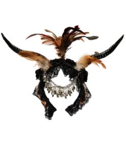 Devil Horn Headband Goat Horn Windigo Halloween Costume Accessories
