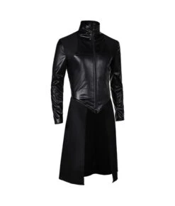 Men Black Leather Gothic Top Overcoat Halloween Costume 12 Men Black Leather Gothic Top Overcoat Halloween Costume -Accessories Shop Dream20The20Sandman20TV2020Black20Leather20Jacket20Cosplay20Costume4 700x823 1