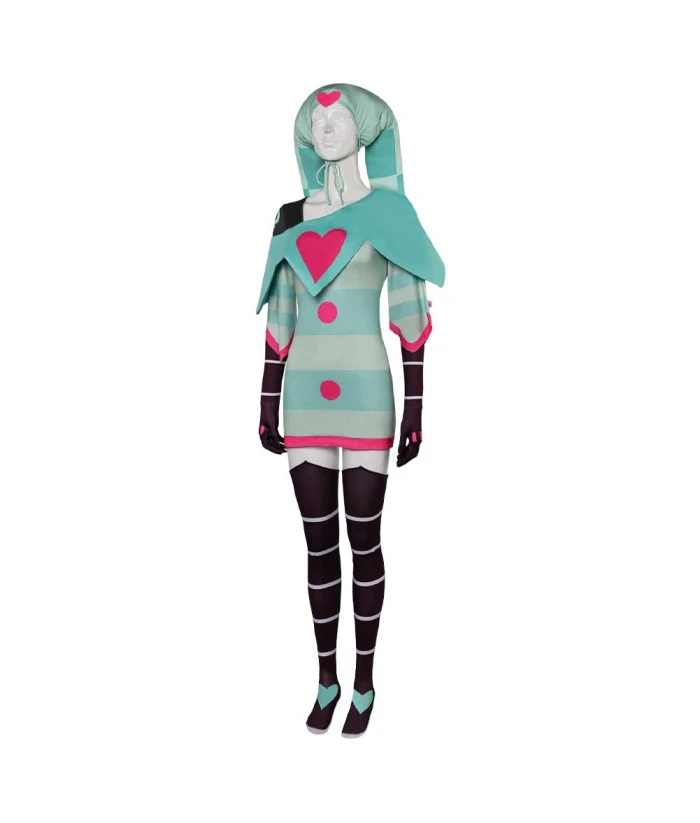 Light GreenJester Clown Outfits Halloween Costume 5 Light GreenJester Clown Outfits Halloween Costume - Image 3