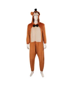 Adult Brown Bear Pajamas Animal Onesie Halloween Costume 17 Adult Brown Bear Pajamas Animal Onesie Halloween Costume -Accessories Shop Freddy20Five20Nights20At20Freddys20Pajamas20Animal20Onesie20Cosplay20Costume201 700x823 1