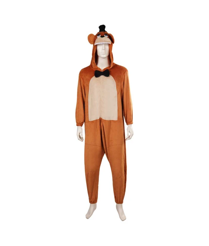 Adult Brown Bear Pajamas Animal Onesie Halloween Costume 10 Adult Brown Bear Pajamas Animal Onesie Halloween Costume - Image 8