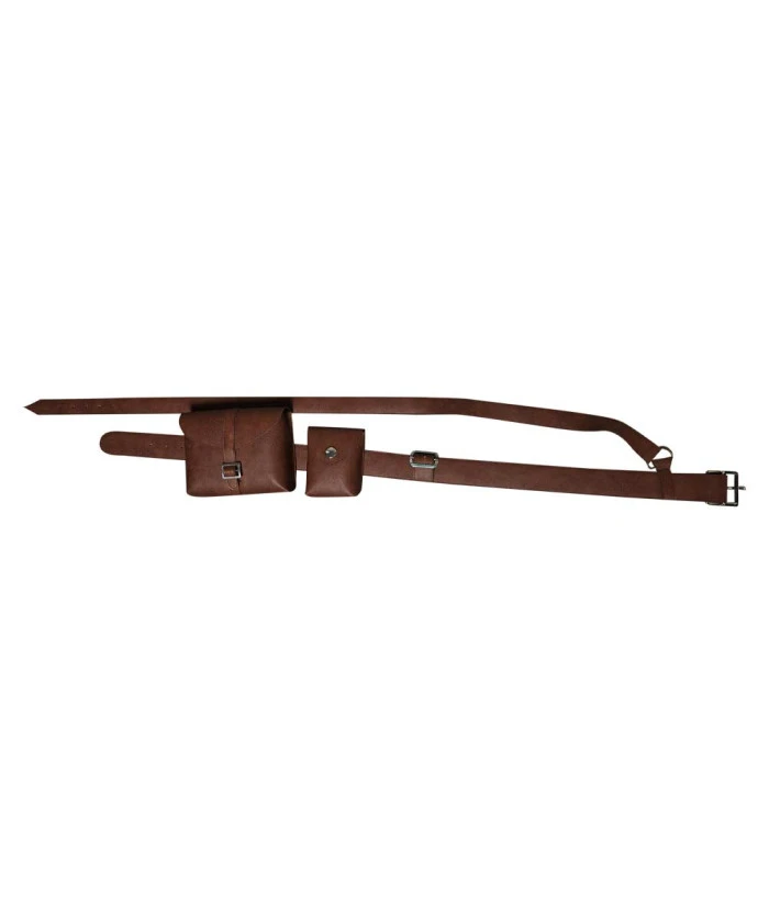 Brown Leather Belt Bag Halloween Costume Accessories 3 Brown Leather Belt Bag Halloween Costume Accessories