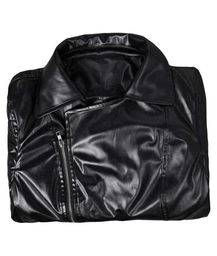 Women Black Leather Jacket 8 Women Black Leather Jacket - Image 6