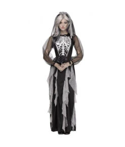 Ghost Bride Senorita Dress Day Of The Dead Women Halloween Costume