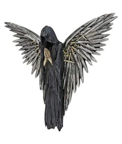 Gothic Angel Sculpture Wall Pendant Horror Haunted House Halloween Decoration