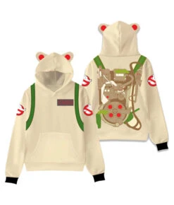 Kids Children Beige Bear Ear Hoodie Halloween Costume -Accessories Shop Grooberson20Ghostbusters20202420Movie20Beige20Kids20Children20Hoodie20Cosplay20Costume3 700x823 1