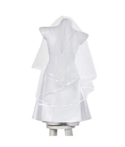 Women White Wedding Dress Short Dress Costume 11 Women White Wedding Dress Short Dress Costume -Accessories Shop Harley20Quinn20Joker20220Movie20White20Wedding20Dress20Cosplay20Costume3 700x823 1