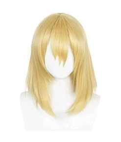 Adult Golden Wig Shoulder Hair Halloween Costume Accessories