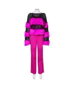 Women 90s Pink Oversize Sweater Grunge Shirt Pants Fullset Fashion Outfit