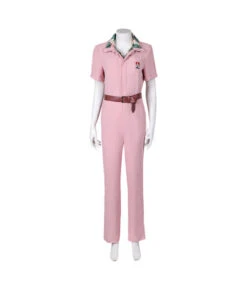 Women 60s Pink Jumpsuit Halloween Costume