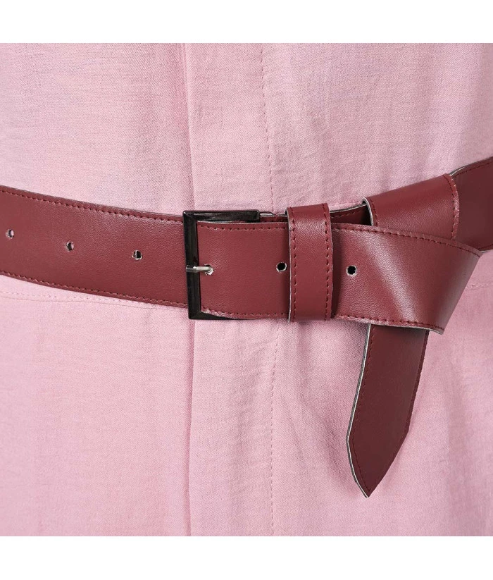 Women 60s Pink Jumpsuit Halloween Costume 7 Women 60s Pink Jumpsuit Halloween Costume - Image 5