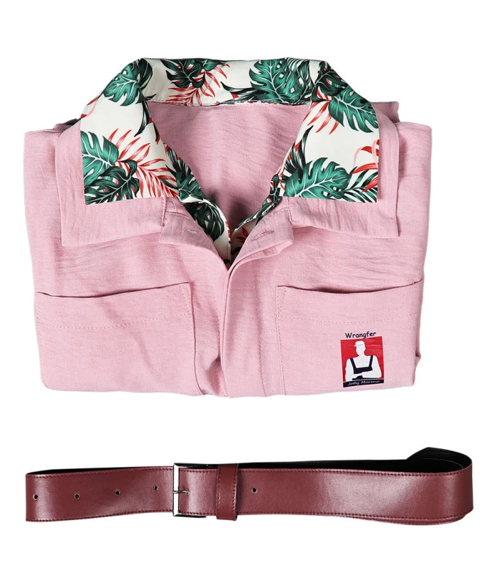 Women 60s Pink Jumpsuit Halloween Costume 9 Women 60s Pink Jumpsuit Halloween Costume - Image 7