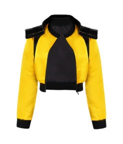 Women Yellow Short Jacket Sci-Fi Halloween Costume