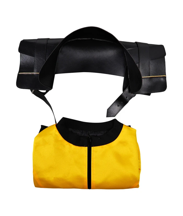 Women Yellow Short Jacket Sci-Fi Halloween Costume 8 Women Yellow Short Jacket Sci-Fi Halloween Costume - Image 6