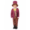 Kids Children Victorian Brown Suit Hat Set Halloween Costume