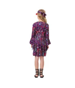 1980s Retro Floral Hippie Dress Kids Halloween Costume -Accessories Shop Kids20Children2070s20Retro20Floral20Disco20Hippie20Halloween20Stage20Costume202 700x823 1