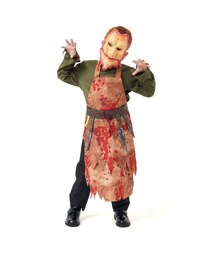 Kids Children Bloody Butcher Horror Halloween Costume 7 Kids Children Bloody Butcher Horror Halloween Costume - Image 5