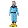 Kids Children Blue Junpsuit Ocupation Diving Suit Halloween Costume