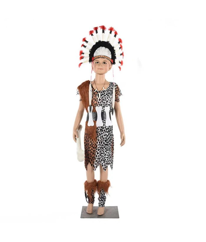 Kids Children Native American Outfit Fullset Halloween Costume 3 Kids Children Native American Outfit Fullset Halloween Costume