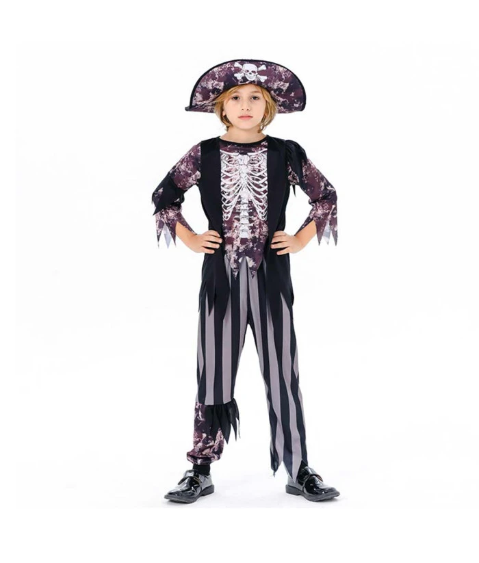 Kids Children Boy Printed Outfit Pirate Halloween Costume 3 Kids Children Boy Printed Outfit Pirate Halloween Costume