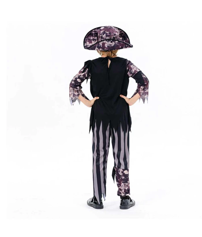 Kids Children Boy Printed Outfit Pirate Halloween Costume 5 Kids Children Boy Printed Outfit Pirate Halloween Costume - Image 3