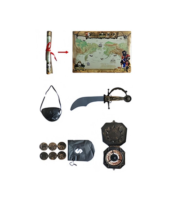 Kids Children Boy Printed Outfit Pirate Halloween Costume 9 Kids Children Boy Printed Outfit Pirate Halloween Costume - Image 7