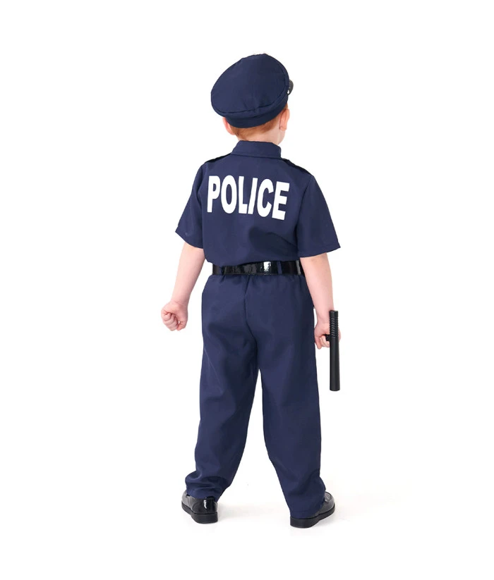 Kids Children Boy Police Outfit Halloween Costume 6 Kids Children Boy Police Outfit Halloween Costume - Image 4
