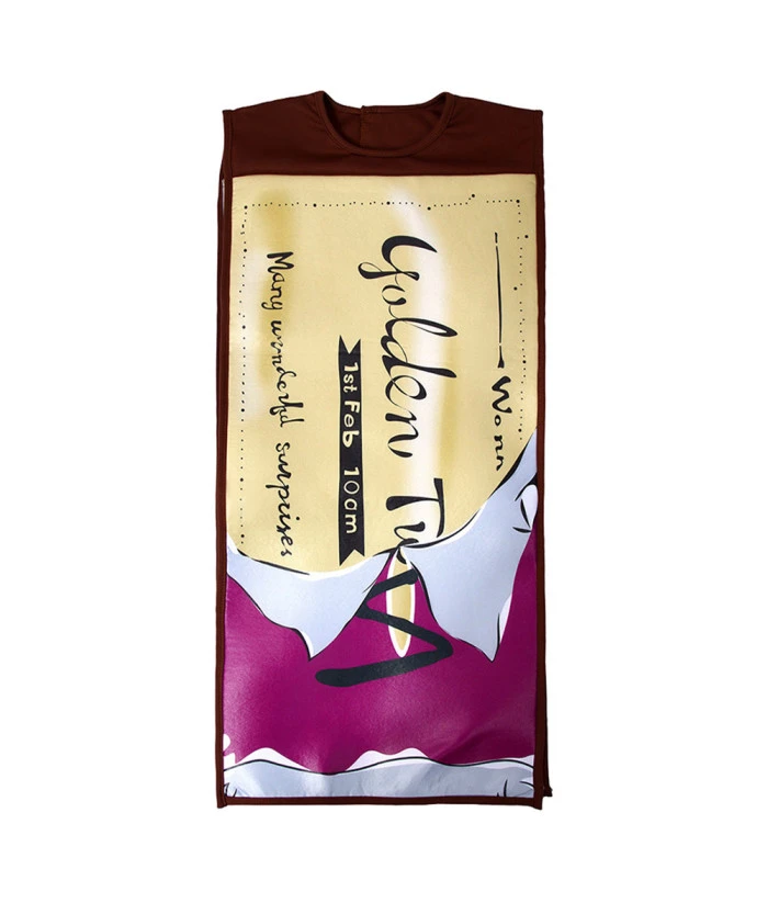 Kids Children Chocolate Overalls Golden Ticket Halloween Costume 9 Kids Children Chocolate Overalls Golden Ticket Halloween Costume - Image 7