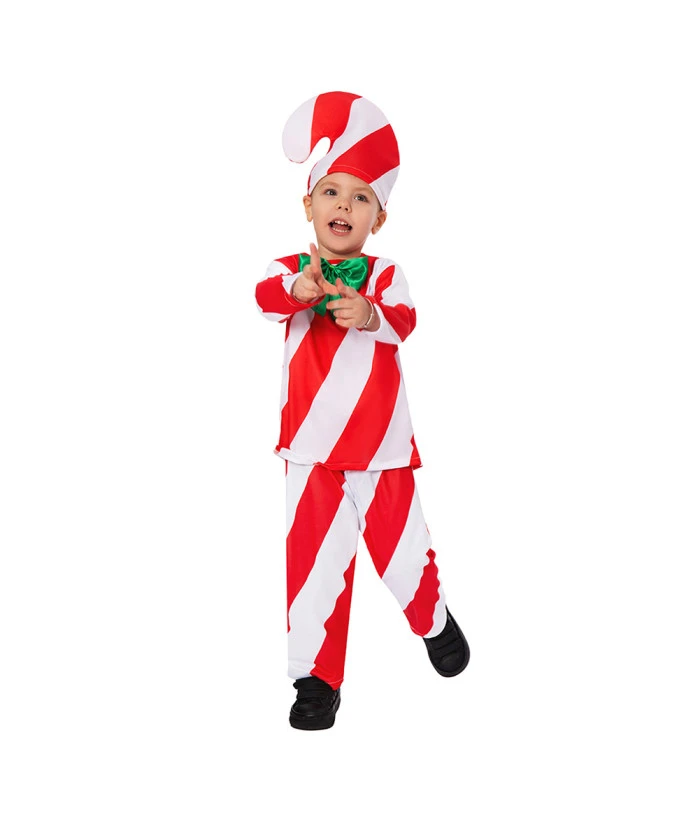 Kids Children Christmas Candy Cane Outfit Halloween Costume 3 Kids Children Christmas Candy Cane Outfit Halloween Costume