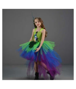 Animal Peacock Tutu Skirt Kids Halloween Costume