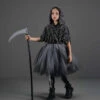 Grim Reaper Black Tutu Skirt Girl Halloween Costume 2 Grim Reaper Black Tutu Skirt Girl Halloween Costume -Accessories Shop Kids20Children20Girl20Black20Tutu20Skirt20Grim20Reaper20Halloween20Cosplay20Costume203 700x823 1