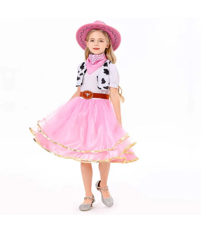 Cowgirl Mesh Skirt Kids Halloween Costume 8 Cowgirl Mesh Skirt Kids Halloween Costume - Image 6