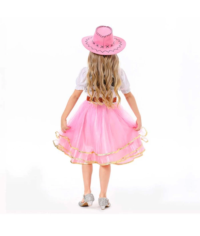 Cowgirl Mesh Skirt Kids Halloween Costume 10 Cowgirl Mesh Skirt Kids Halloween Costume - Image 8