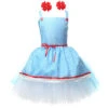 Wonderland Blue Tutu Skirt Girl Halloween Costume