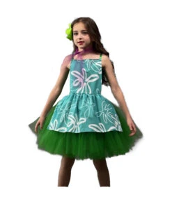 Girl Green Mesh Tutu Skirt With Blue Apron Kids Halloween Costume 13 Girl Green Mesh Tutu Skirt With Blue Apron Kids Halloween Costume -Accessories Shop Kids20Children20Girl20Green20Mesh20Princess20Tutu20Skirt20with20Blue20Apron20Halloween20Stage20Costume203 700x823 1