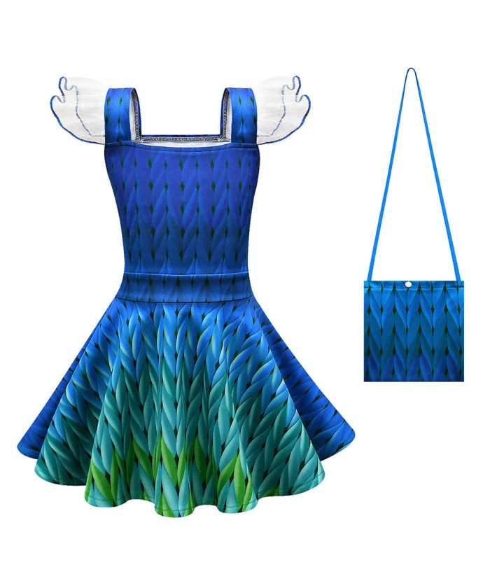 Fairy Green Suspender Ballet Dress Kids Halloween Costume 7 Fairy Green Suspender Ballet Dress Kids Halloween Costume - Image 5