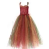 Fairy Princess Dress With Wing Tutu Skirt Girl Kids Halloween Costume