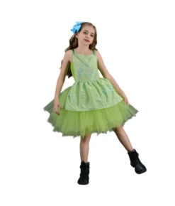 Princess Green Mesh Tutu Skirt Kids Halloween Costume -Accessories Shop Kids20Children20Girl20Mesh20Princess20Tutu20Skirt20with20Bowtie20Halloween20Stage20Costume202 700x823 1