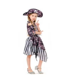 Pirate Girl Strip Dress Fullset Kids Halloween Costume 8 Pirate Girl Strip Dress Fullset Kids Halloween Costume -Accessories Shop Kids20Children20Girl20Printed20Outfit20Fullset20Fantasy20Pirate20Halloween20Costume205 700x823 1