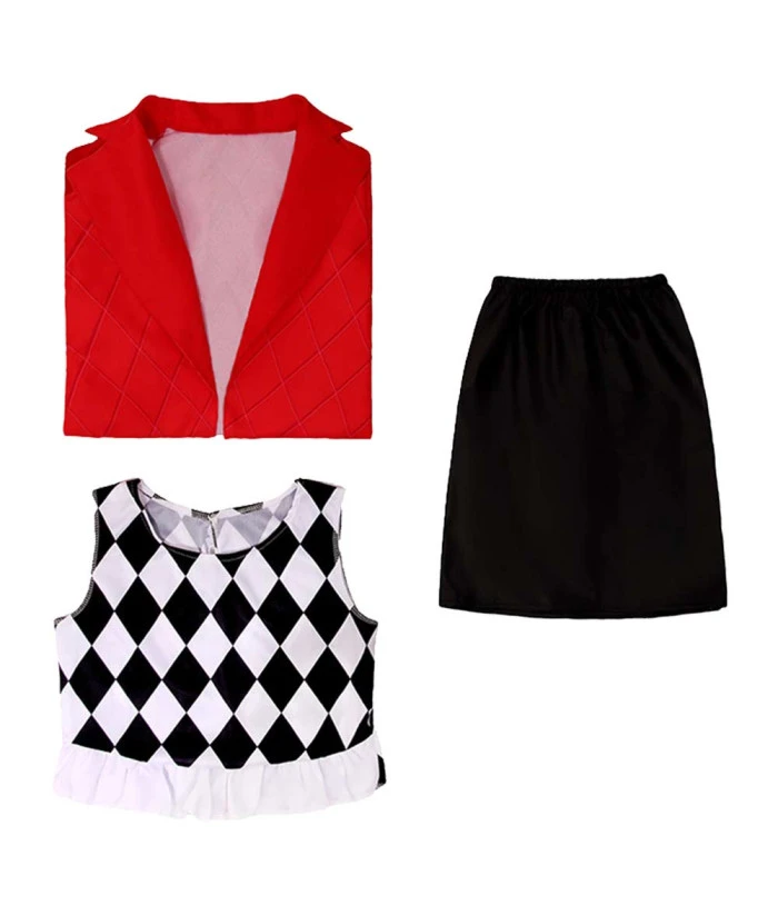 Kids Children Girl Red Suit Office Lady Professional Outfit Halloween Costume 7 Kids Children Girl Red Suit Office Lady Professional Outfit Halloween Costume - Image 5