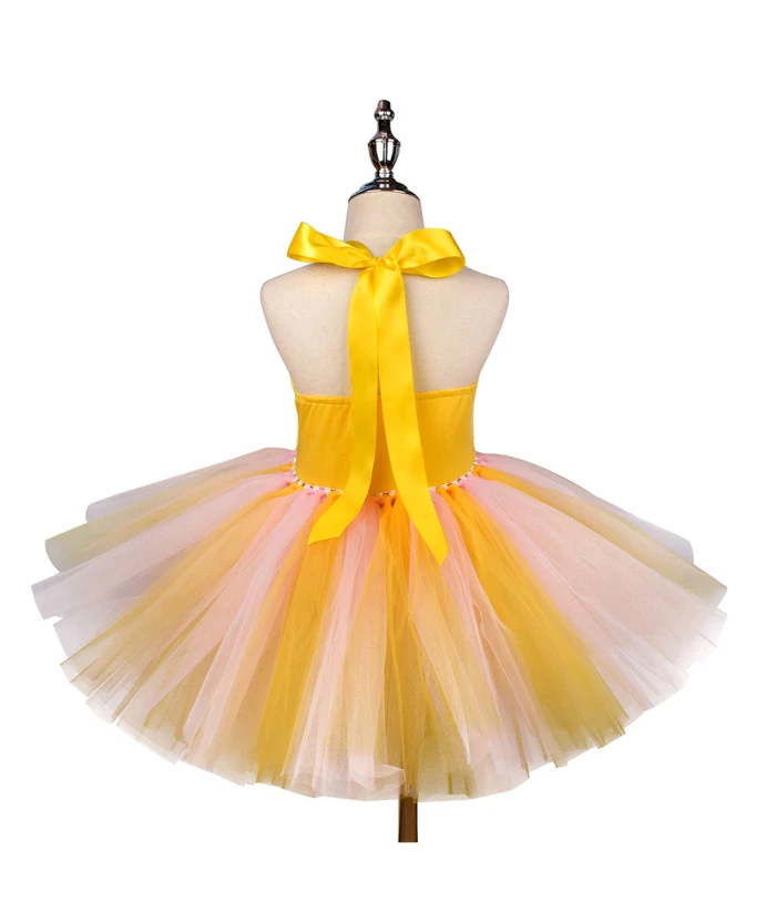 Kids Children Girl Yellow Duck Tutu Skirt Halloween Costume 6 Kids Children Girl Yellow Duck Tutu Skirt Halloween Costume - Image 4