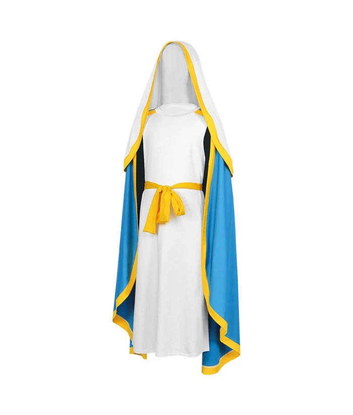 Holy Mother The Virgin Mary Outfit Girl Halloween Costume 6 Holy Mother The Virgin Mary Outfit Girl Halloween Costume - Image 4